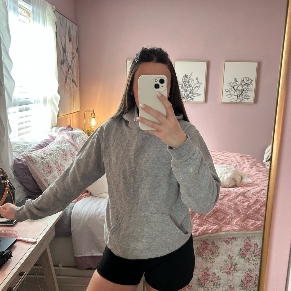 Amazon Gray Women's Hoodie Sweatshirt